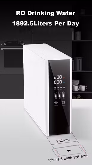 Sistema de ósmosis inversa inteligente de flujo directo de 400 gpd/500 gpd/600 gpd